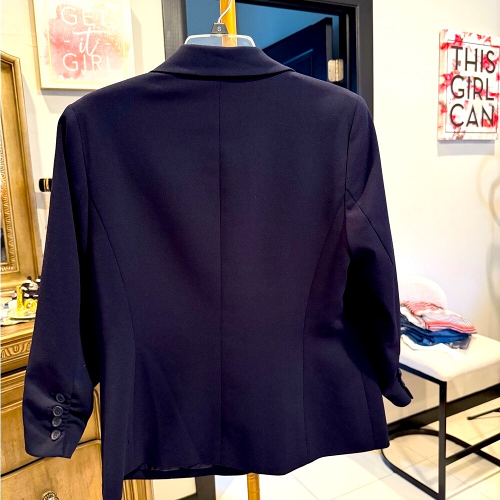 Nine West Women's Navy Blazer - Picture 4 of 7